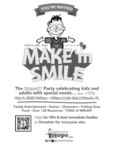 MAKE 'm Smile Orlando Promotional Material