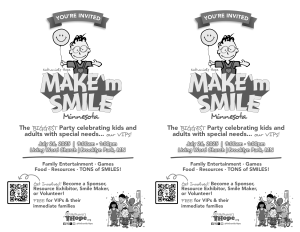 MAKE 'm SMILE Half Sheet BW