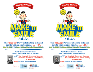 MAKE 'm SMILE Ohio Promotional Materials