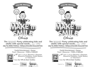 MAKE 'm SMILE Ohio Promotional Materials