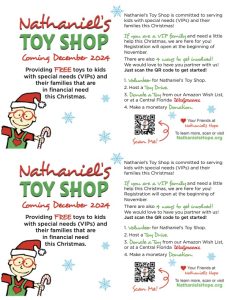 Nathaniels Hope Christmas Toy Shop Flyer