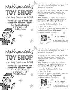 Nathaniels Hope Toy Shop Flyer