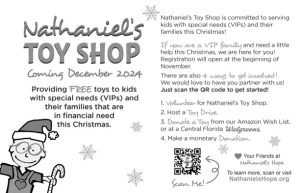 Nathaniel's Toy Shop Postcard Black & White